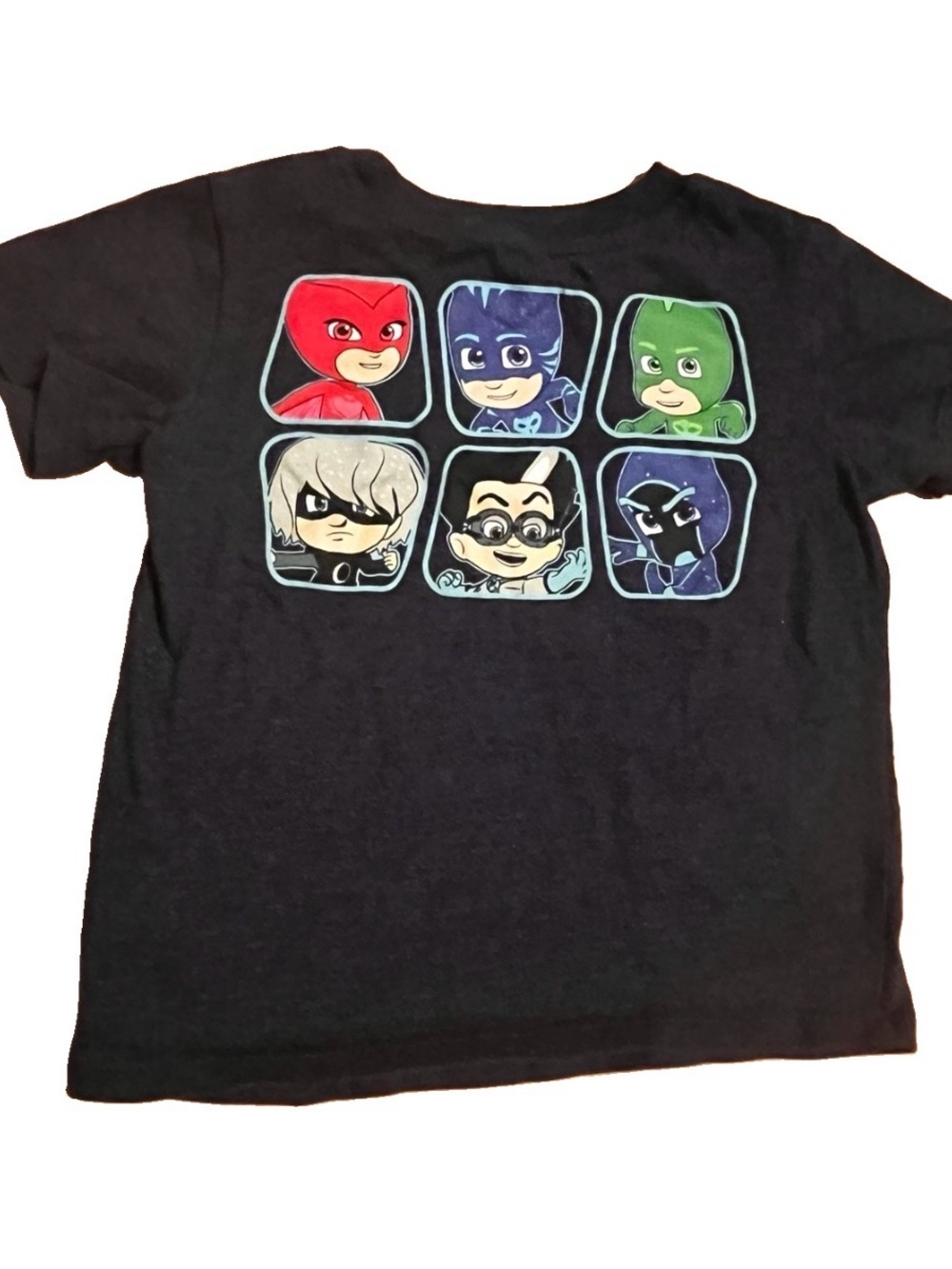 PJ Masks Toddler Boys T-Shirt Size 4T Blue Short Sleeve Graphic Tee